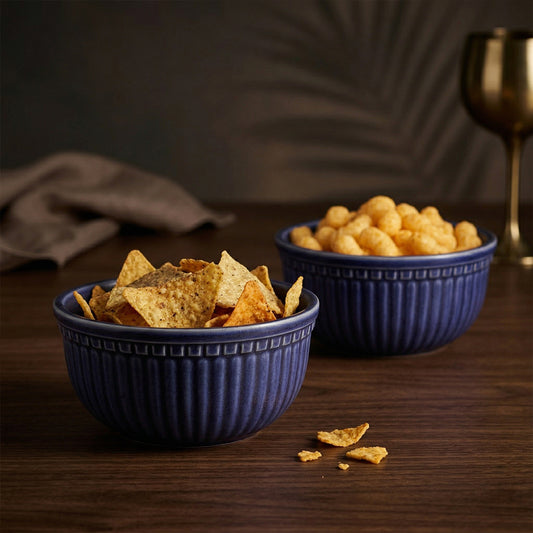 Indigo Isle Snack Bowl — Set of 2