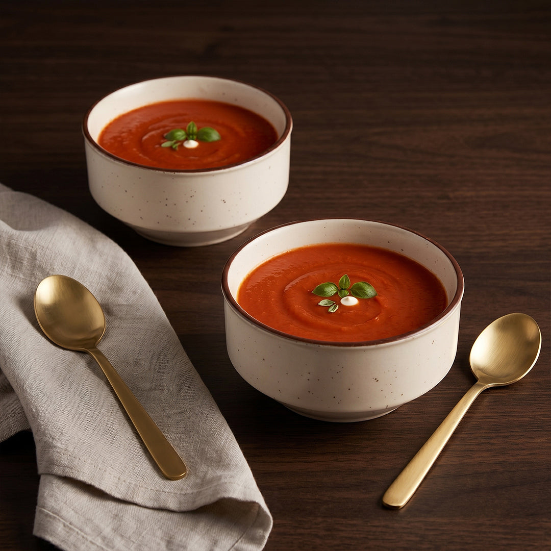'Comfort In A Bowl' Soup Bowl (White) — Set of 2
