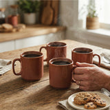Everyday Classic Coffee Mug (Dusty Peach) — Set of 4, 330 ml