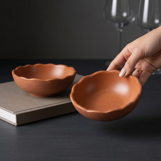 Sundowner Petal Snack Bowl— Set of 2