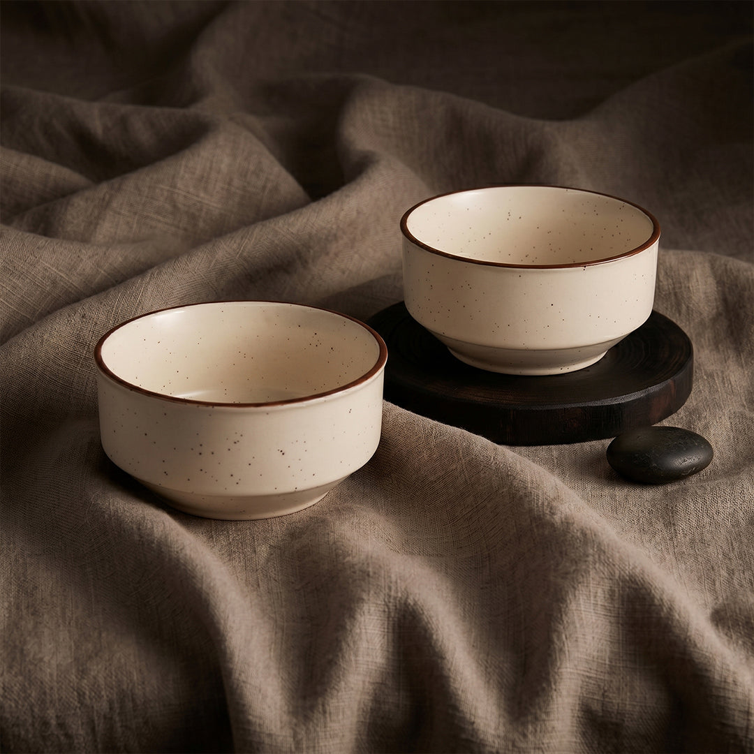 'Comfort In A Bowl' Soup Bowl (White) — Set of 2