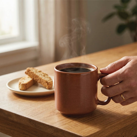 Everyday Classic Coffee Mug (Dusty Peach) — Set of 4, 330 ml
