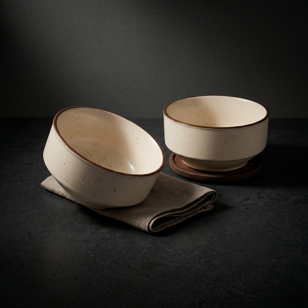 'Comfort In A Bowl' Soup Bowl (White) — Set of 2