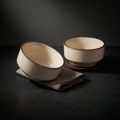 'Comfort In A Bowl' Soup Bowl (White) — Set of 2