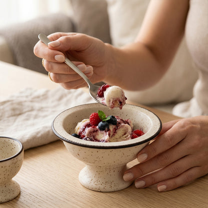 Vintage Ceramic Dessert Bowl | Snack Bowl | Icecream Bowl — Set of 6