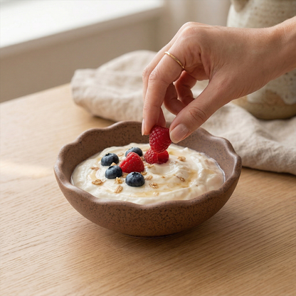 Dark Roast Snack Bowl — Set of 2