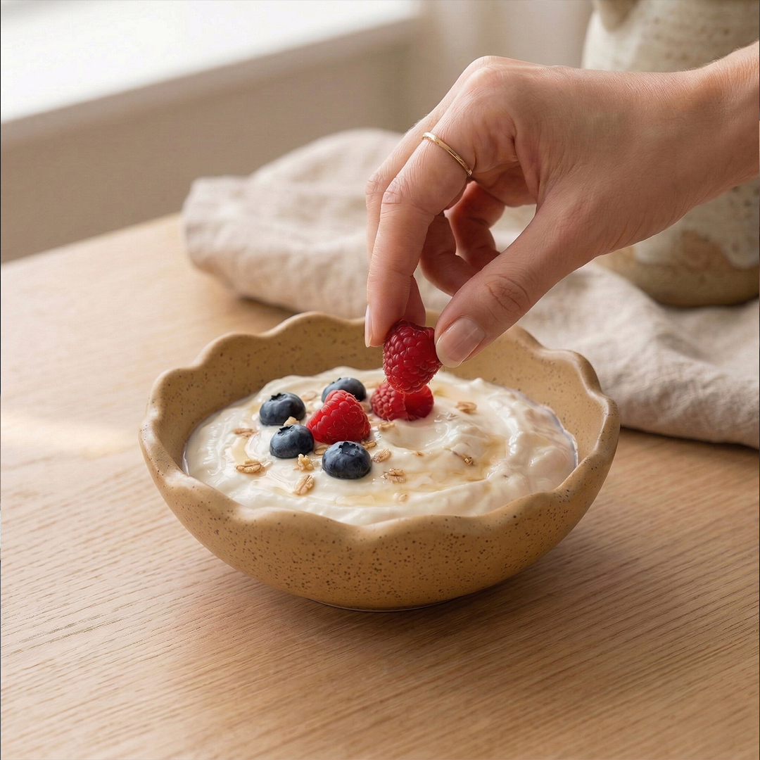 Baked Wheat Snack Bowl — Set of 2