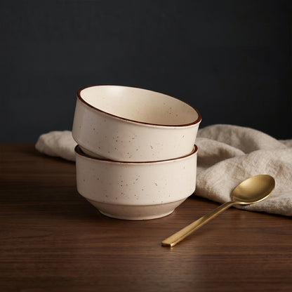 'Comfort In A Bowl' Soup Bowl (White) — Set of 2
