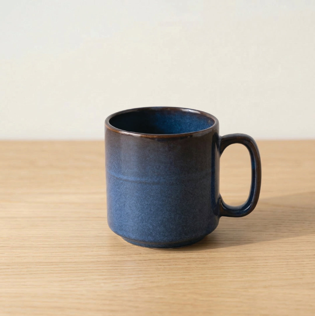 Everyday Classic Coffee Mug (Denim Blue) — Set of 4, 330 ml