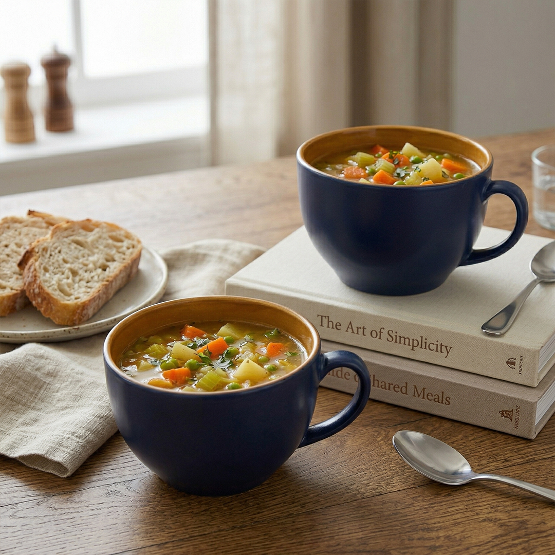 Monday Blues Soup Bowl — Set of 2