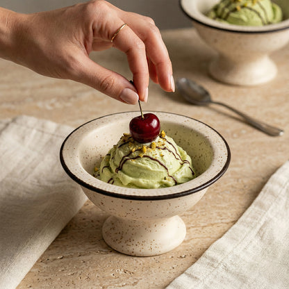 Vintage Ceramic Dessert Bowl | Snack Bowl | Icecream Bowl — Set of 6