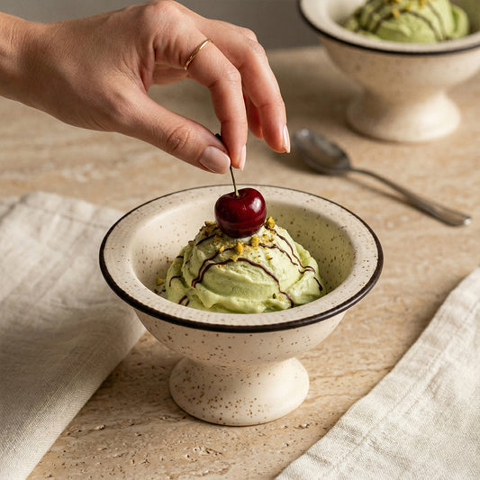 Vintage Ceramic Dessert Bowl | Snack Bowl | Icecream Bowl — Set of 6
