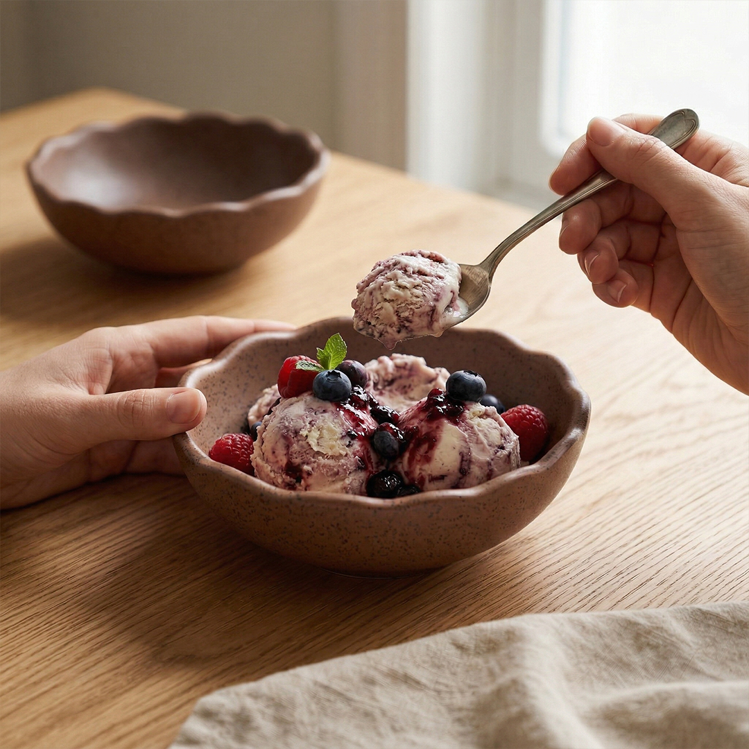 Dark Roast Snack Bowl — Set of 2
