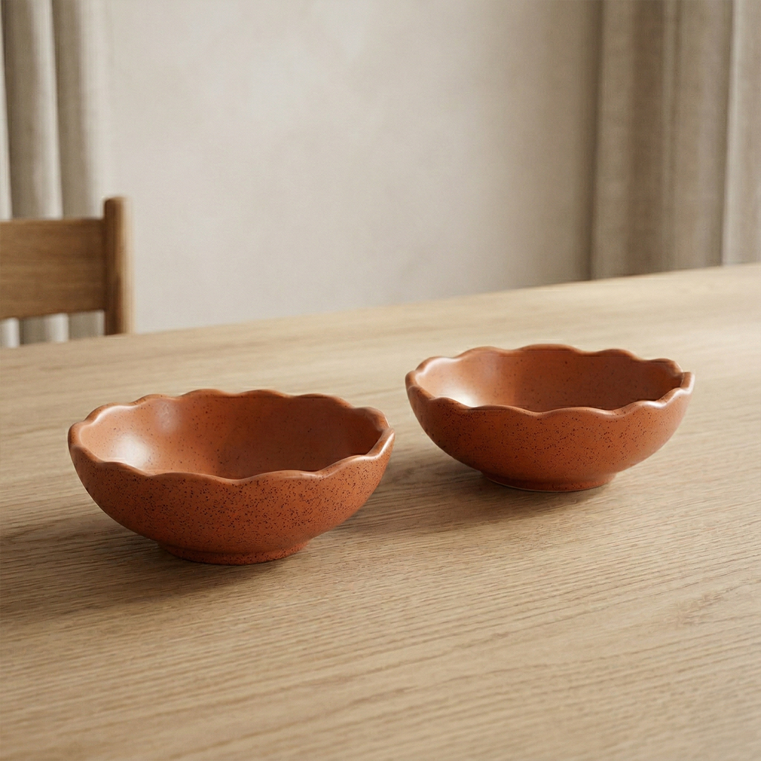 Sundowner Petal Snack Bowl— Set of 2