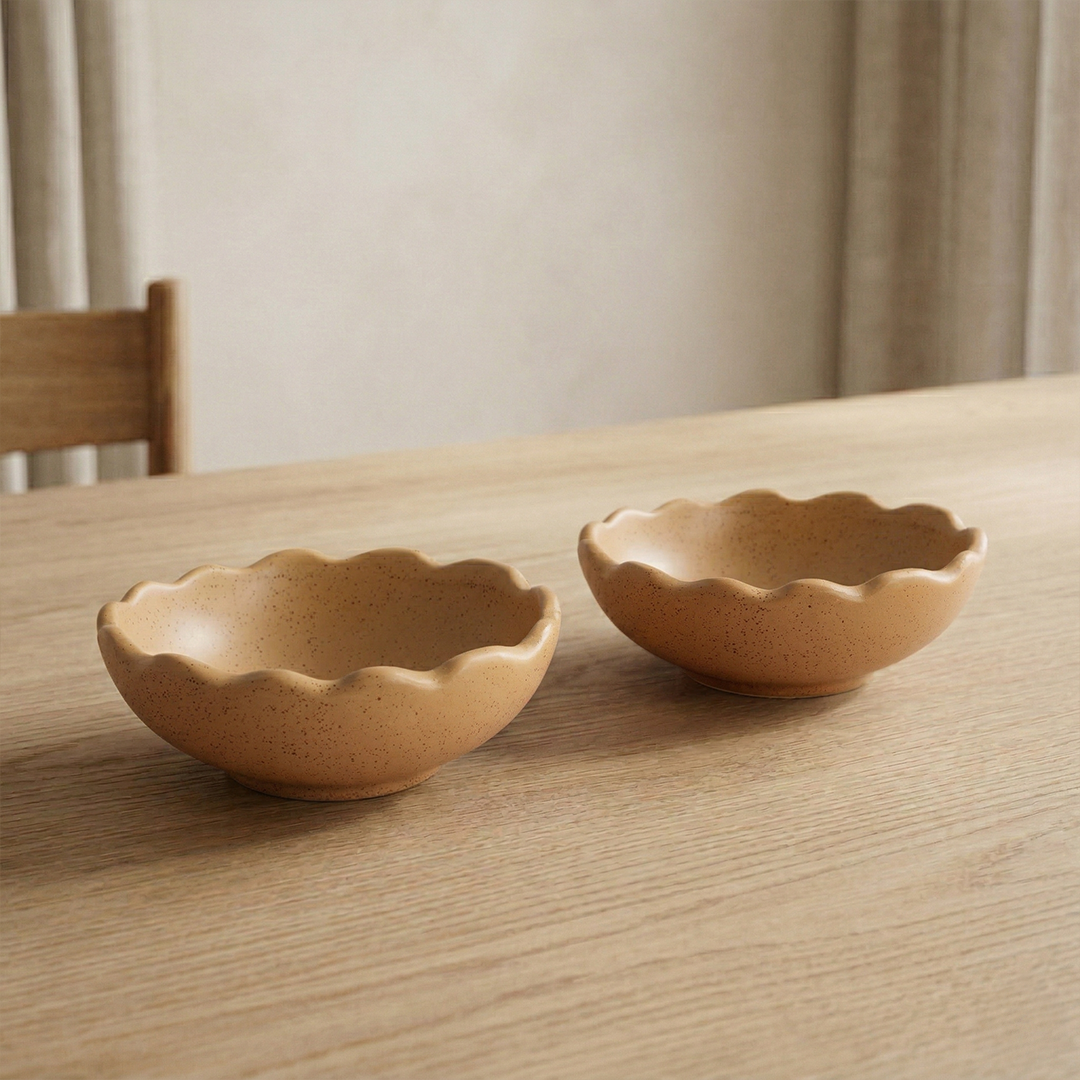 Baked Wheat Snack Bowl — Set of 2