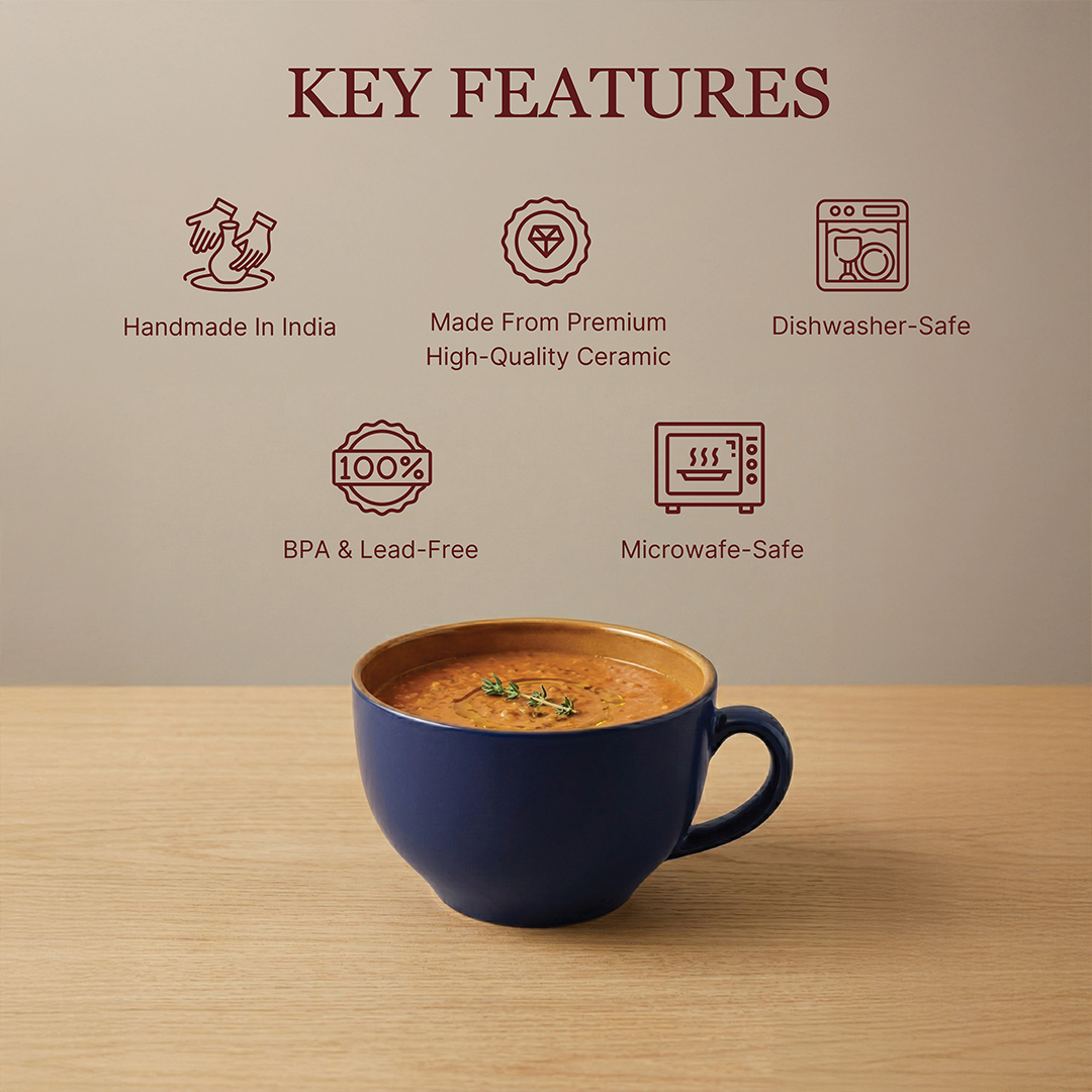 Monday Blues Soup Bowl — Set of 2