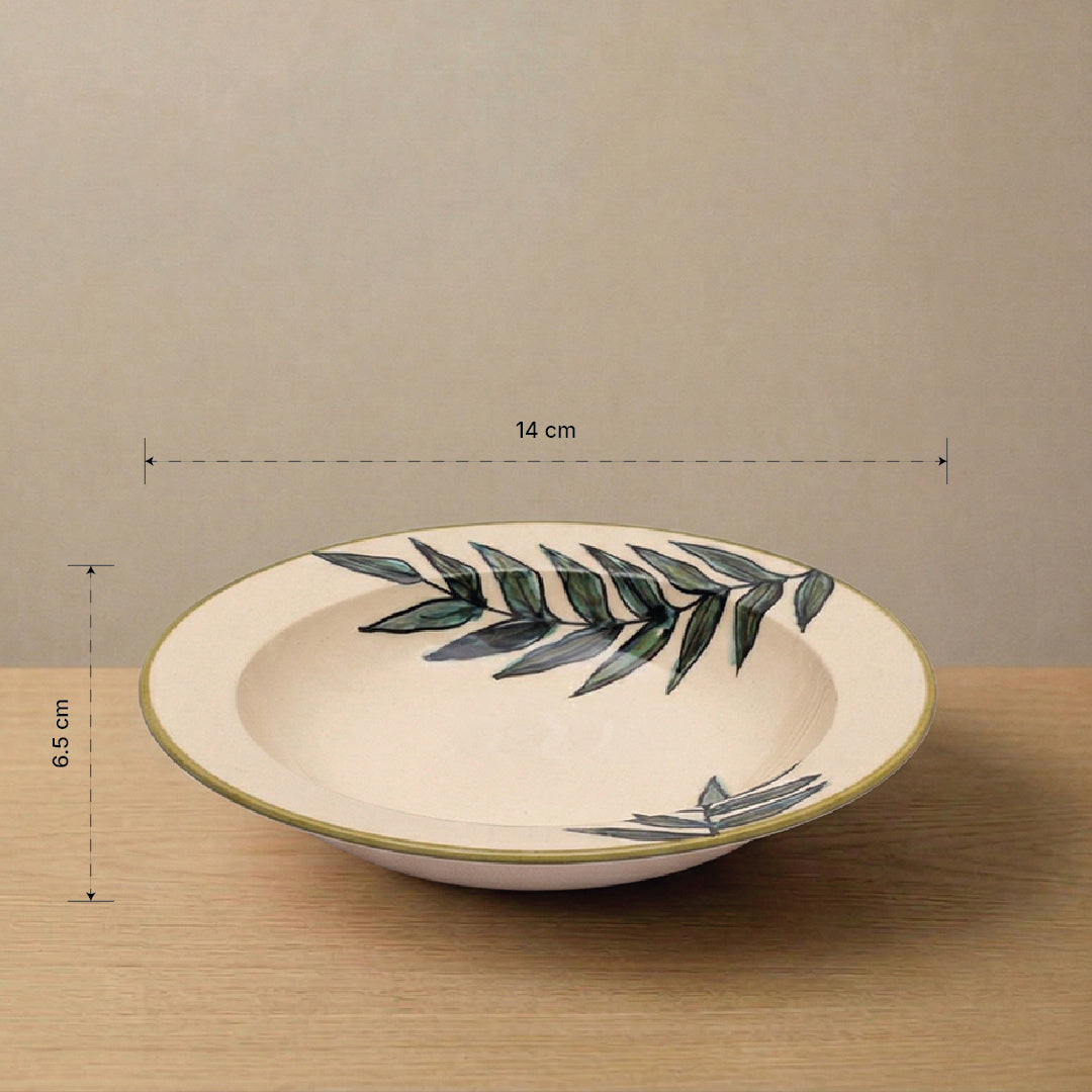 'Leaves Me Wanting More' Pasta Plate — Set of 2