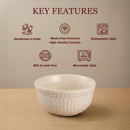 Milky Way Ceramic Snack Bowl — Set of 2