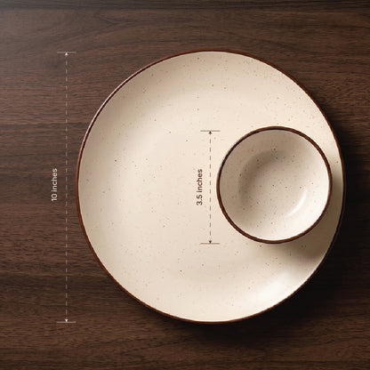 Classic Cream Dinner Set — Set of 6 (2 Dinner Plates, 4 Bowls)