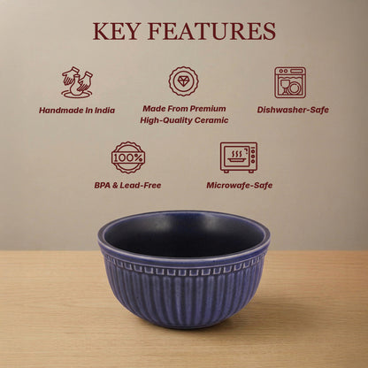 Indigo Isle Snack Bowl — Set of 2