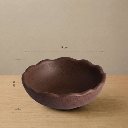 Dark Roast Snack Bowl — Set of 2