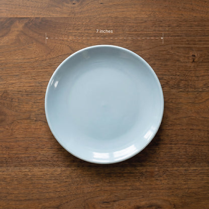 Powder Blue Dinner Set — Set of 4 (1 Dinner Plate, 1 Quarter Plate, 2 Bowls)