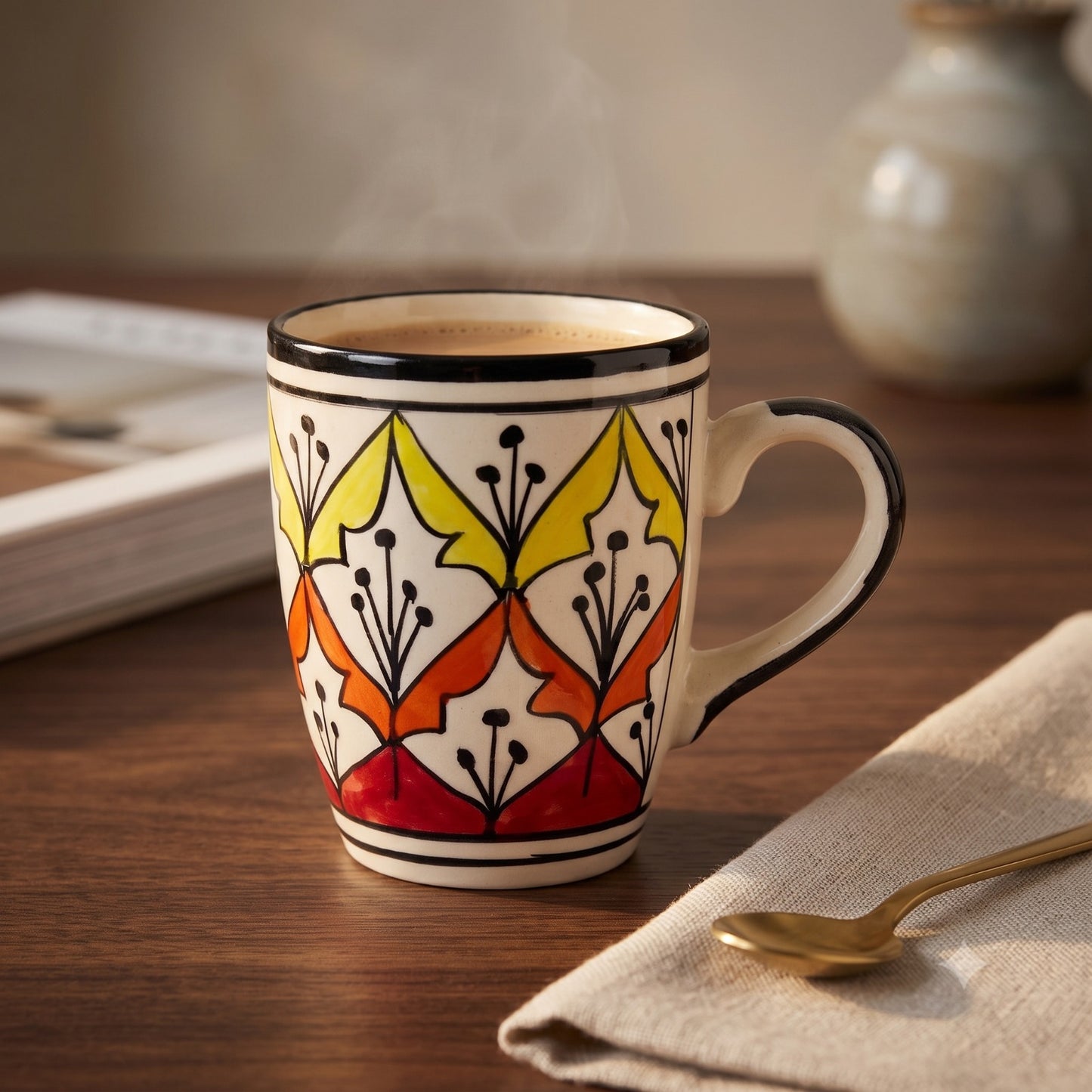 Rajasthan Sunset Mug Set — Set of 2, 528 ml