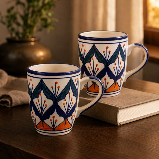 Chinar Bagh Mug Set — Set of 2, 528 ml