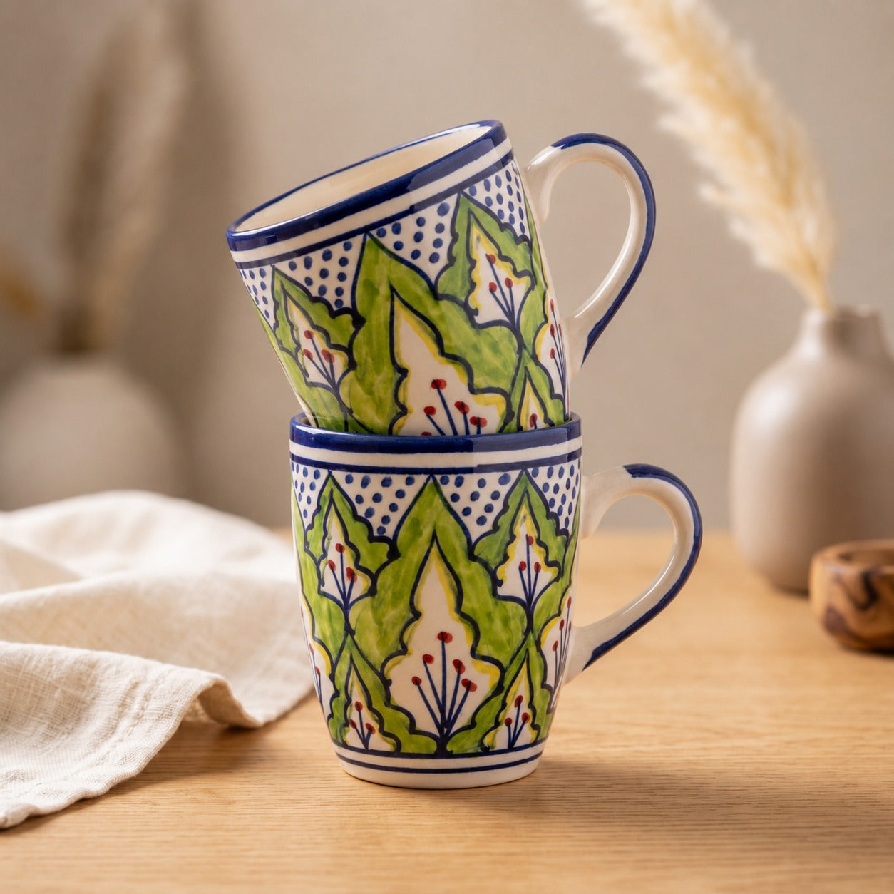 'Garden In Bloom' Mug Set — Set of 2, 528 ml